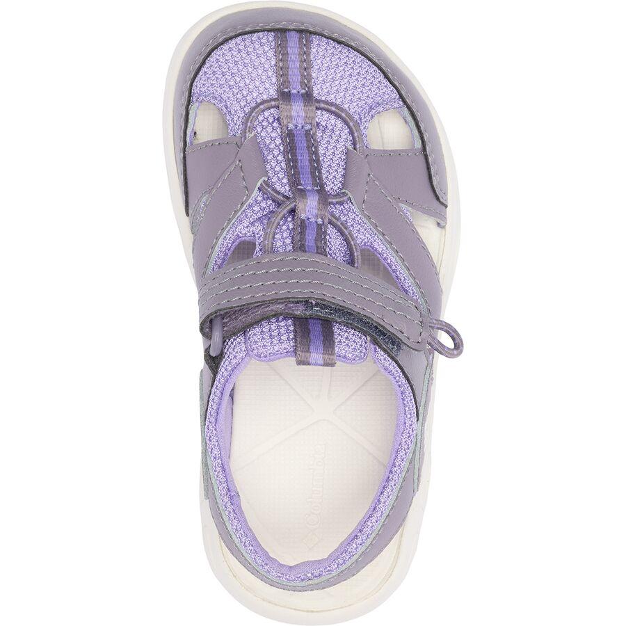 Backcountry Columbia Techsun Wave Water Shoe - Little Girls' Granite Purple/Paisley Purple