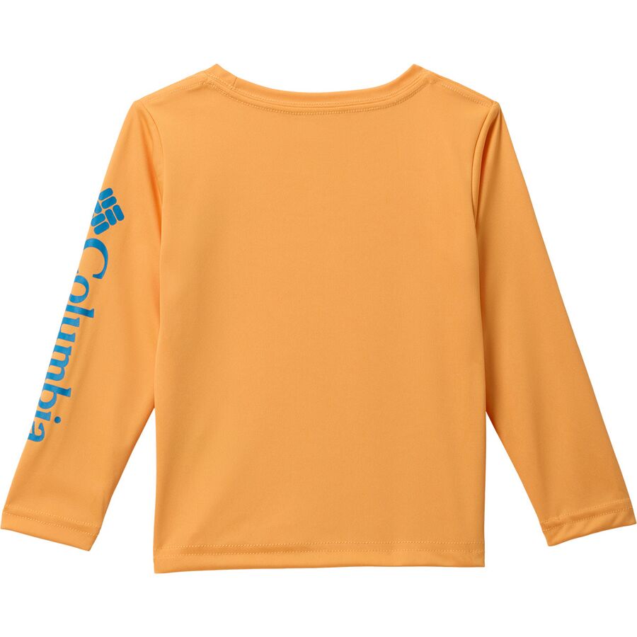 Backcountry Columbia Terminal Tackle Long-Sleeve Shirt - Toddler Boys' Summer Orange/Blue Echo Logo