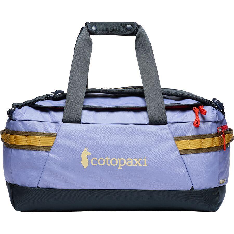 backcountry Cotopaxi Allpa Getaway 55L Duffel Bag Blue Smoke And Carbon