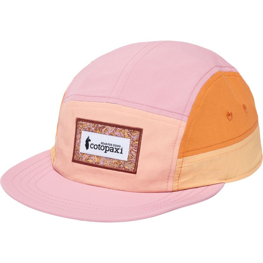 backcountry Cotopaxi Altitude Tech 5-Panel Hat Apricot And Rose