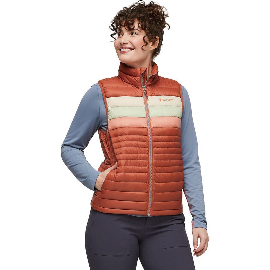 backcountry Cotopaxi Fuego Down Vest - Women's Faded Brick Stripes