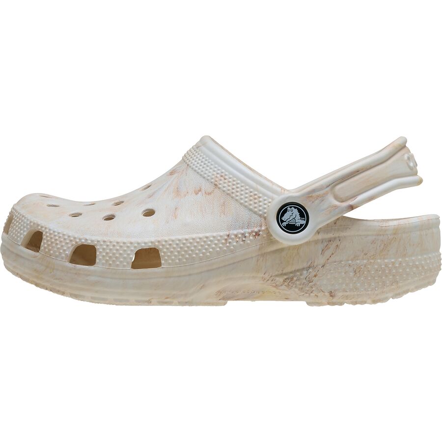 Backcountry Crocs Classic Marbled Clog - Kids' Bone/Swirl