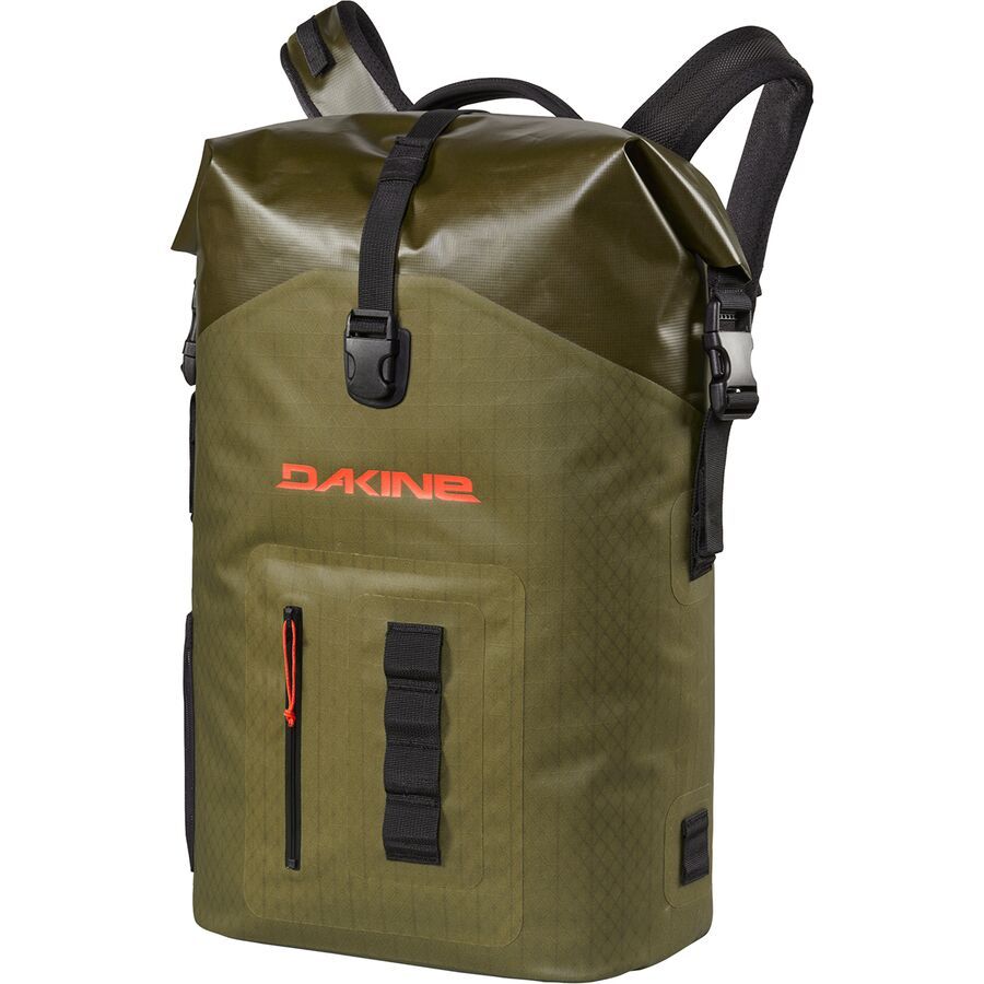 backcountry DAKINE Cyclone Wet/Dry Rolltop 34L Pack Dark Olive
