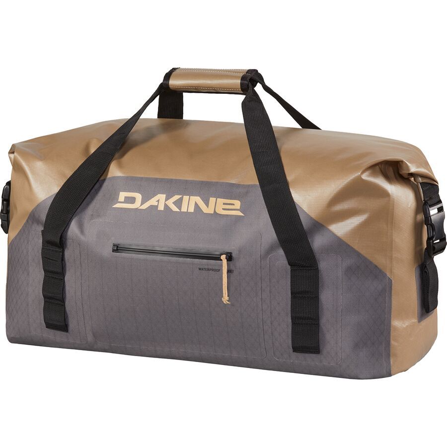backcountry DAKINE Cyclone Wet/Dry Rolltop 60L Duffel Castlerock/Stone