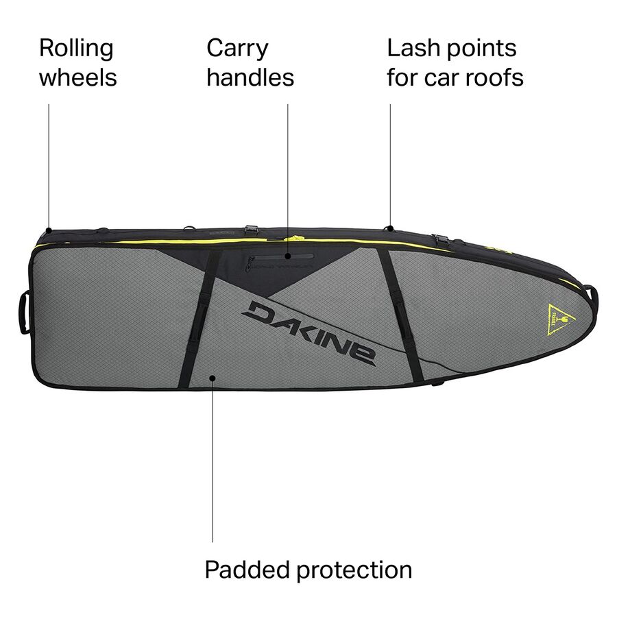 Backcountry DAKINE World Traveler Surfboard Bag - Quad Carbon