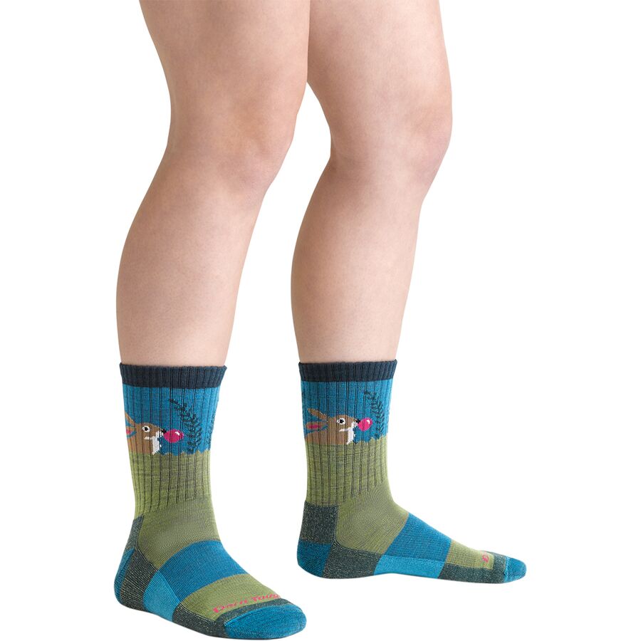Backcountry Darn Tough Bubble Bunny Jr. Micro Crew Lightweight Cushion Sock - Kids' Willow