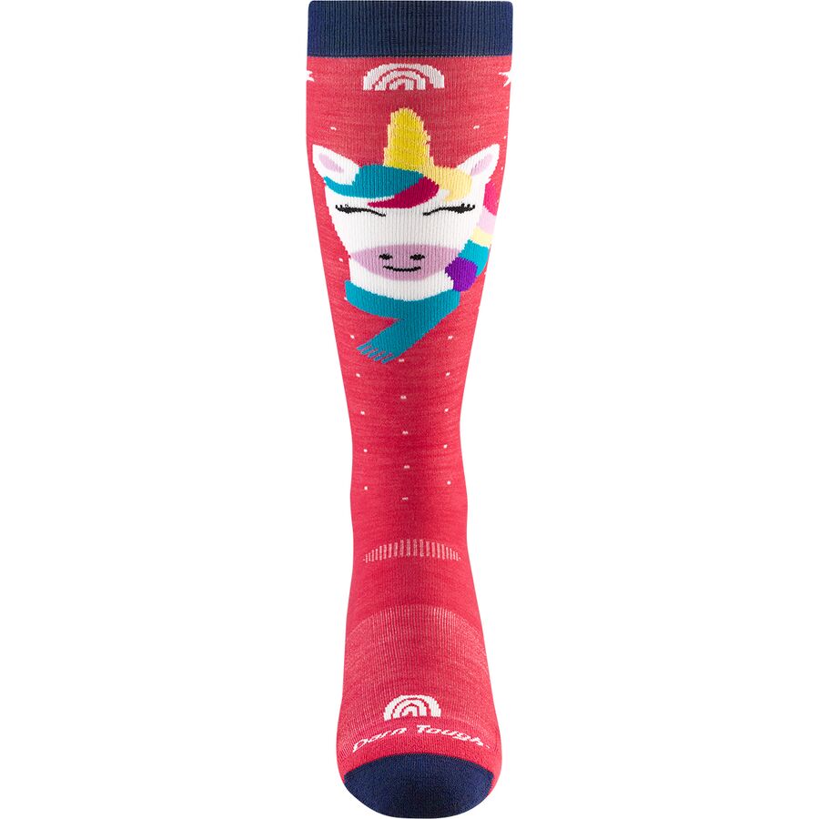 Backcountry Darn Tough Magic Mountain OTC Midweight Cushion Sock - Kids' Raspberry