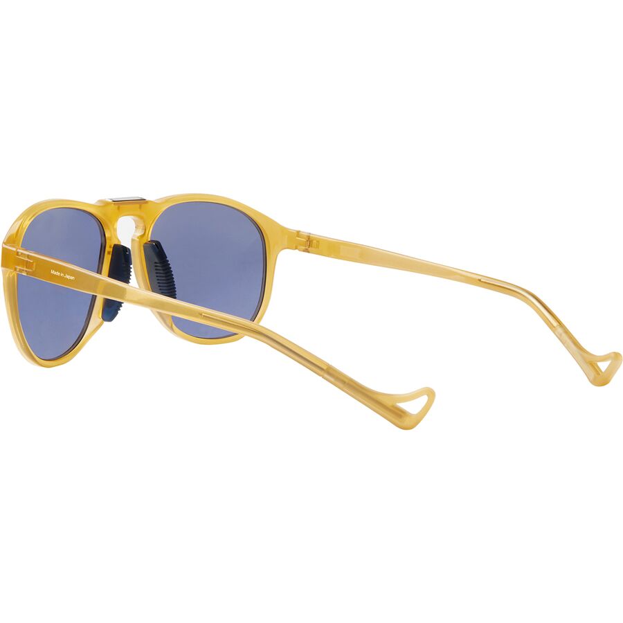 Backcountry District Vision Linto Rider Sunglasses Sand/D+ Blue Ice