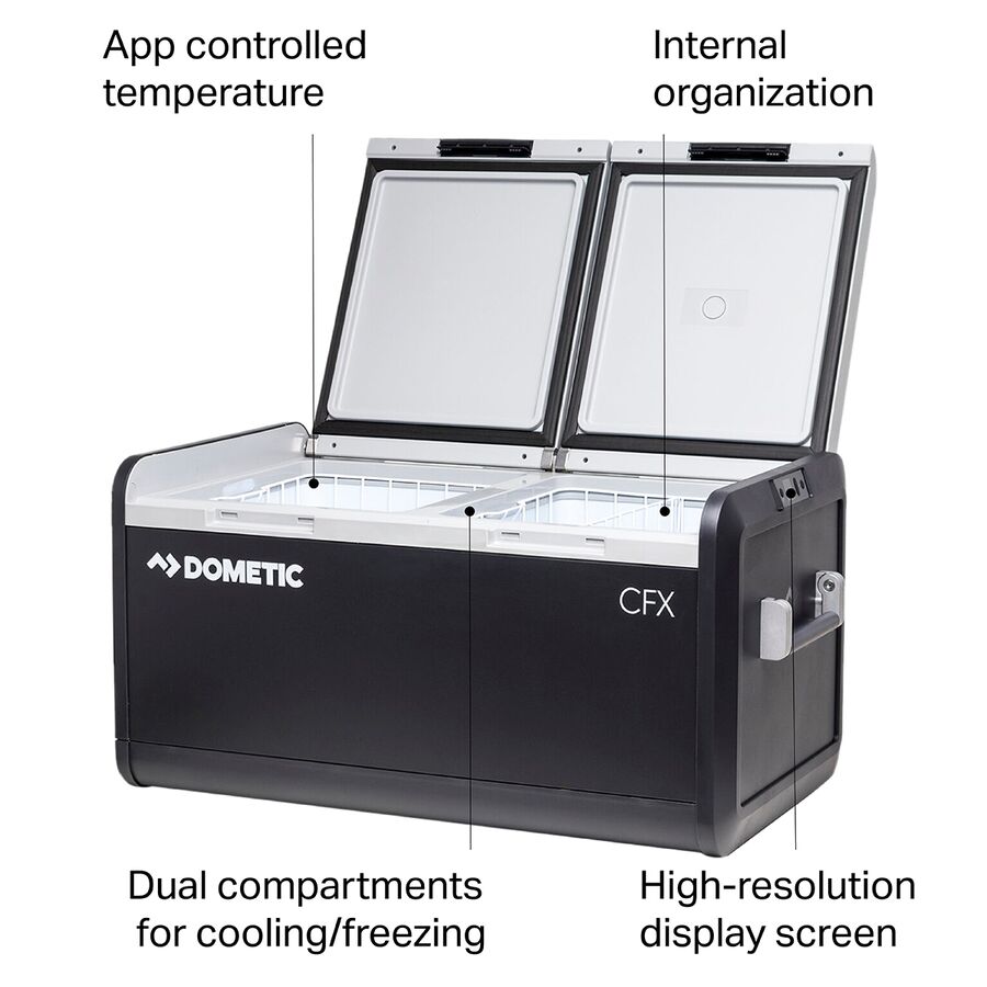 Backcountry Dometic CFX3 95 Dual Zone Powered Cooler Black