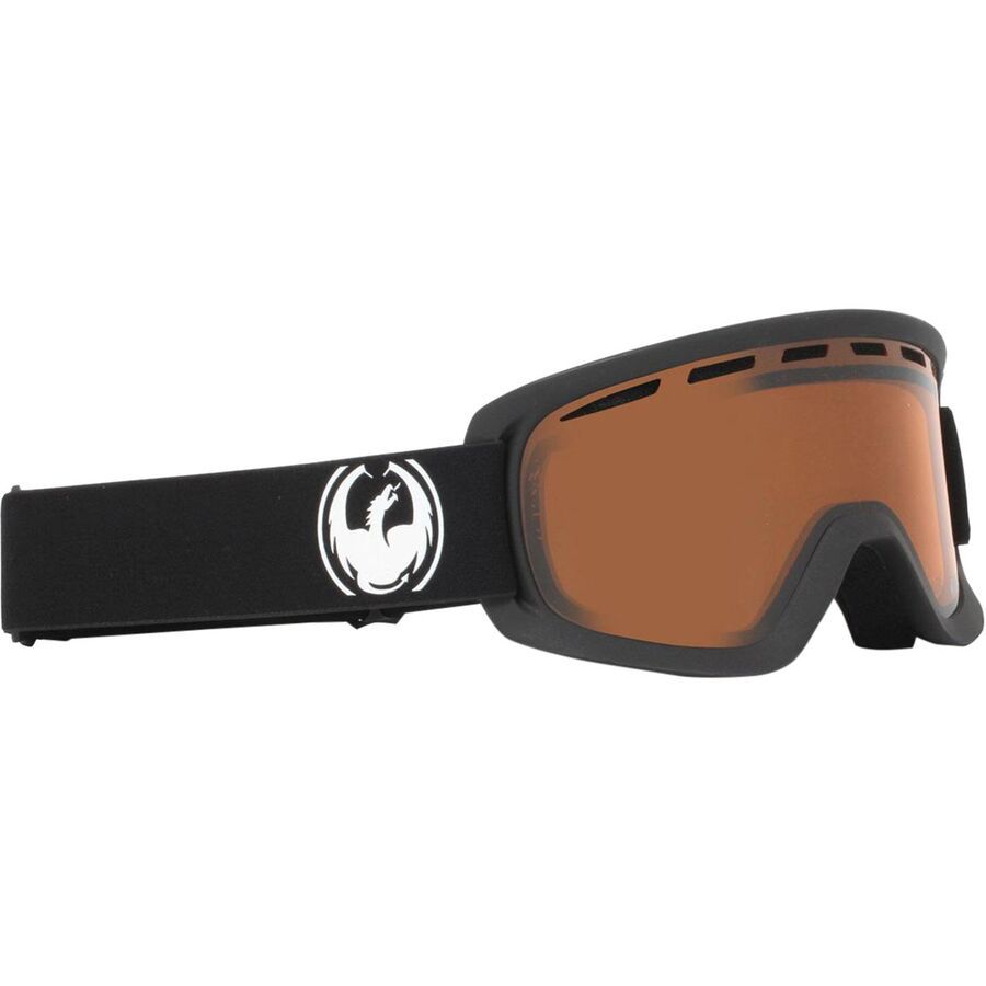 backcountry Dragon D2 Ski Goggles Black/Luma Lens Amber
