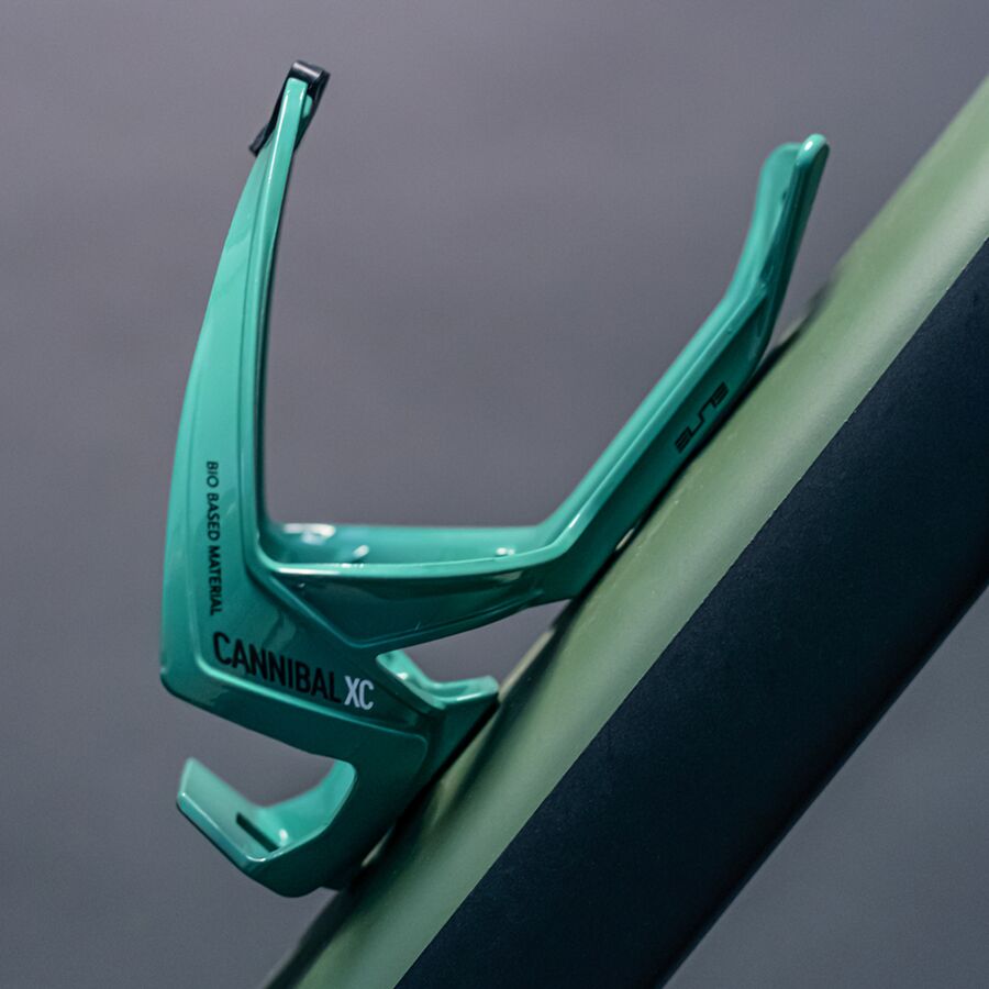 Backcountry Elite Cannibal XC Bottle Cage Bio Based Gloss Black/Green