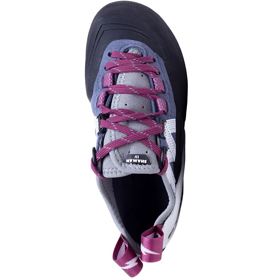 Backcountry Evolv Shaman Lace LV Climbing Shoe Beet Red/Slate