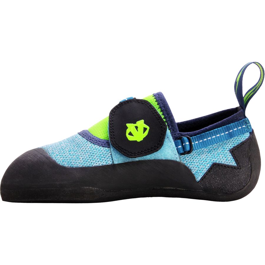 Backcountry Evolv Venga Climbing Shoe - Kids' Blue/Neon Green