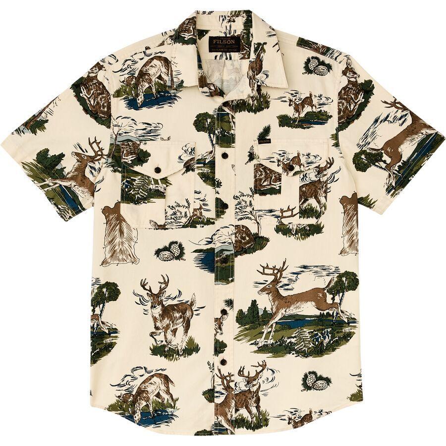backcountry Filson Alaskan Guide Lightweight Short-Sleeve Shirt - Men's VtgWtDeers