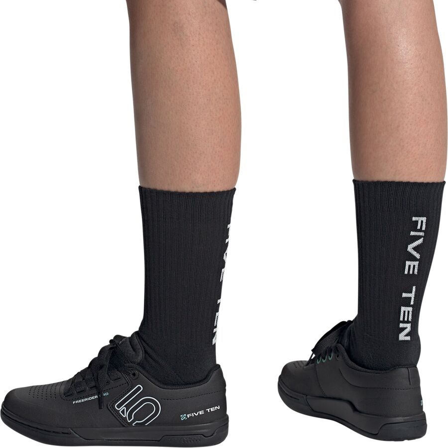 Backcountry Five Ten Freerider Pro Cycling Shoe - Women's Core Black/Crystal White/Acid Mint