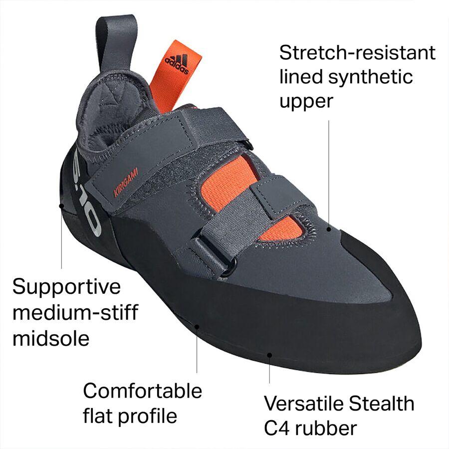 Backcountry Five Ten Kirigami Climbing Shoe Onix/Black/Solar Red