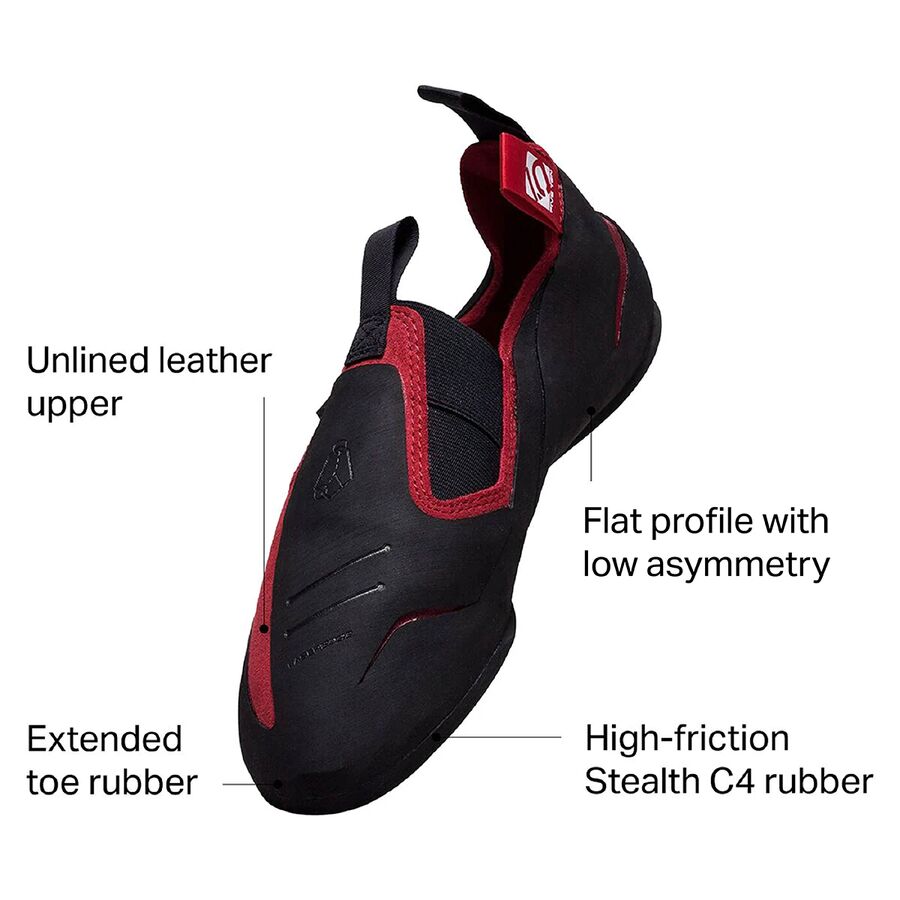 Backcountry Five Ten Niad Moccasym Climbing Shoe Core Black/Core Black/Matte Silver