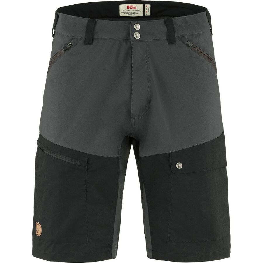 backcountry Fjallraven Abisko Midsummer Short - Men's Dark Grey/Black
