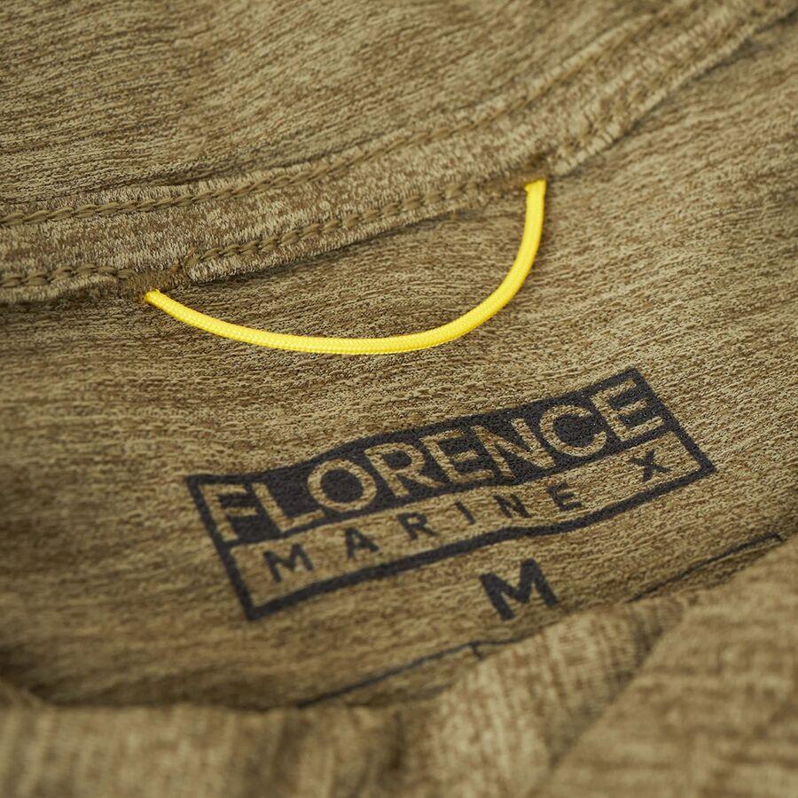 Backcountry Florence Marine X Airtex Long-Sleeve Hooded Shirt - Men's Heather Burnt Olive