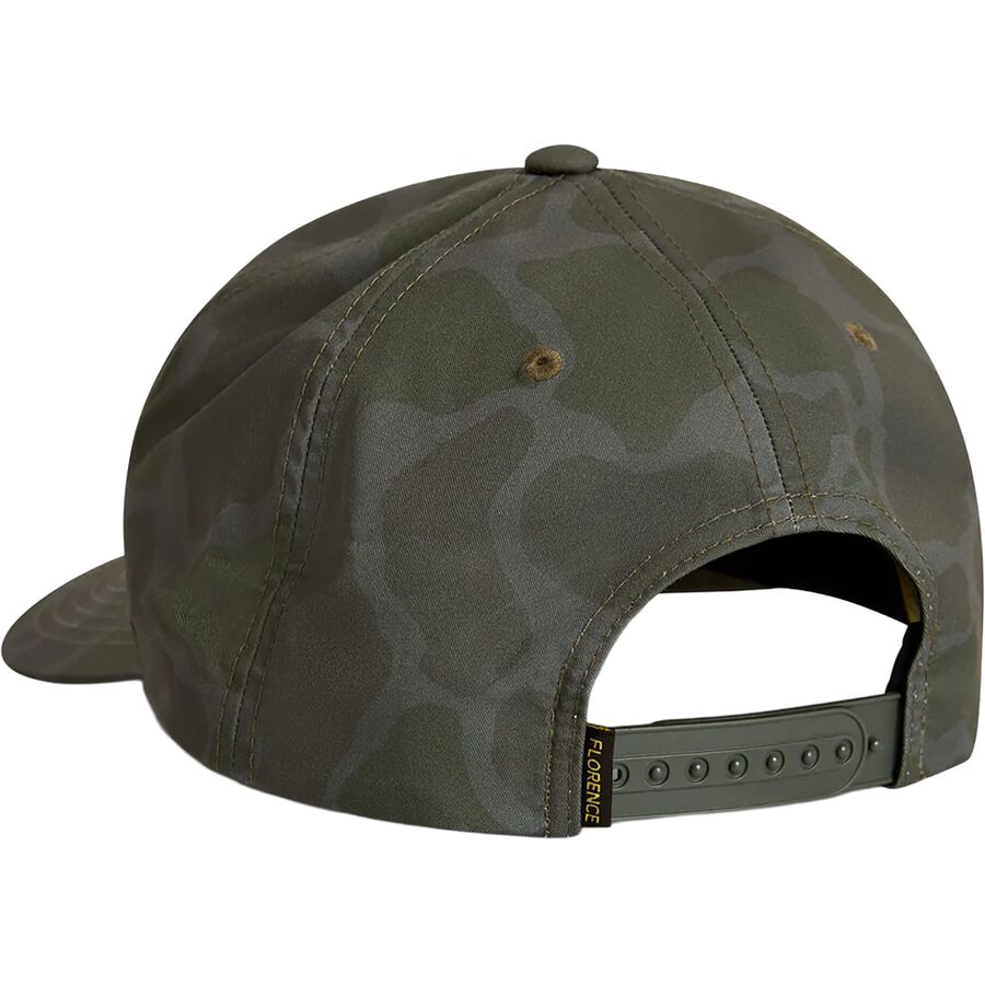 Backcountry Florence Marine X Logo Twill Hat Burnt Olive Camo