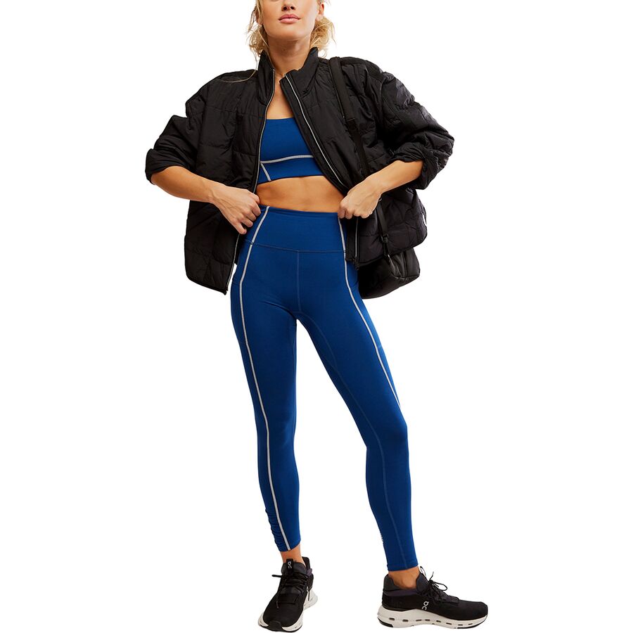 Backcountry FP Movement Youre A Peach Logo Legging - Women's Black Grape