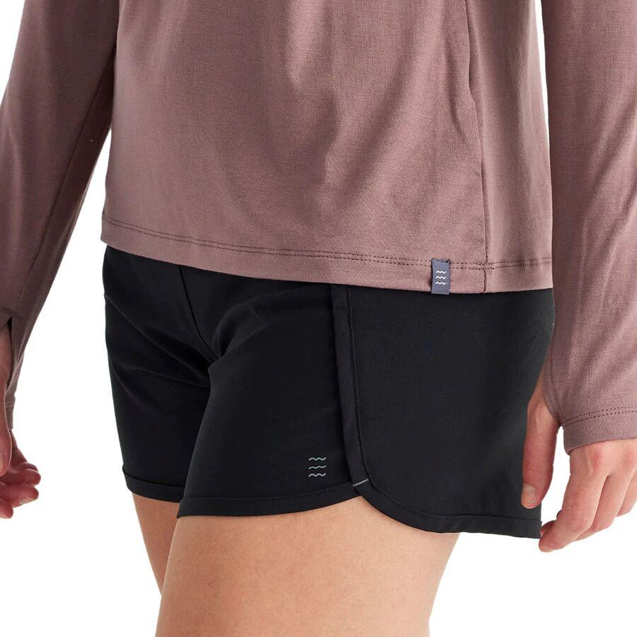 Backcountry Free Fly Bamboo-Lined Active Breeze 3in Short - Women's Black