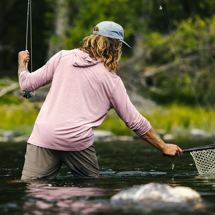 Backcountry Free Fly Shade Hoodie - Men's Heather Adobe Red