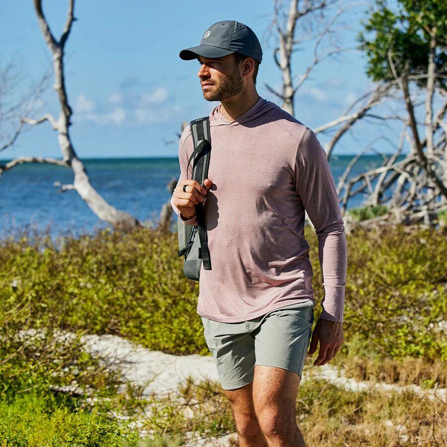 Backcountry Free Fly Shade Hoodie - Men's Heather Adobe Red
