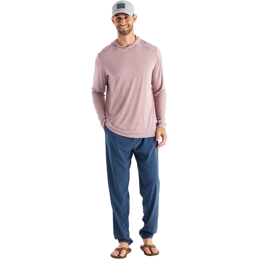 Backcountry Free Fly Shade Hoodie - Men's Heather Adobe Red