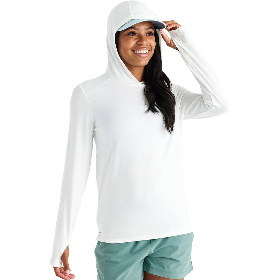Backcountry Free Fly Shade II Hoodie - Women's Bright White