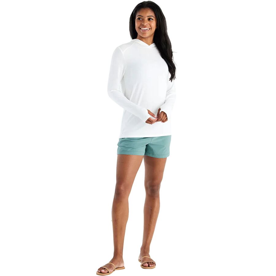 Backcountry Free Fly Shade II Hoodie - Women's Bright White