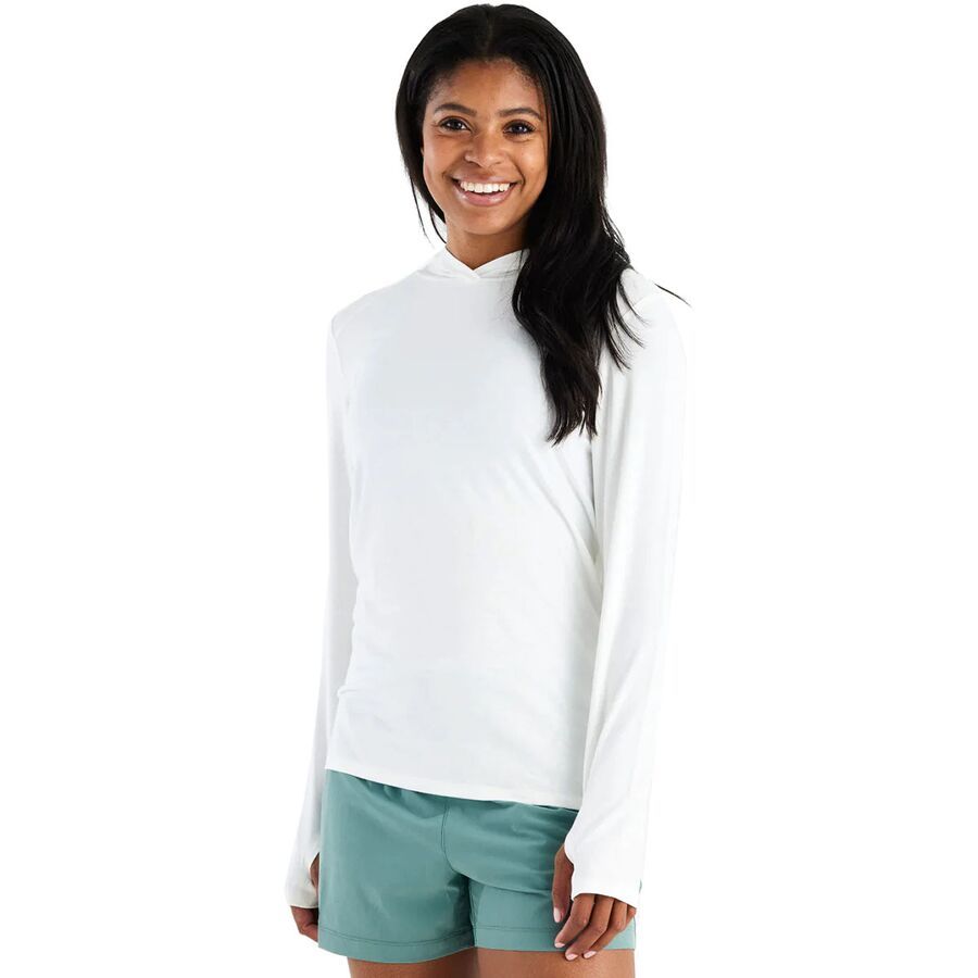 backcountry Free Fly Shade II Hoodie - Women's Bright White