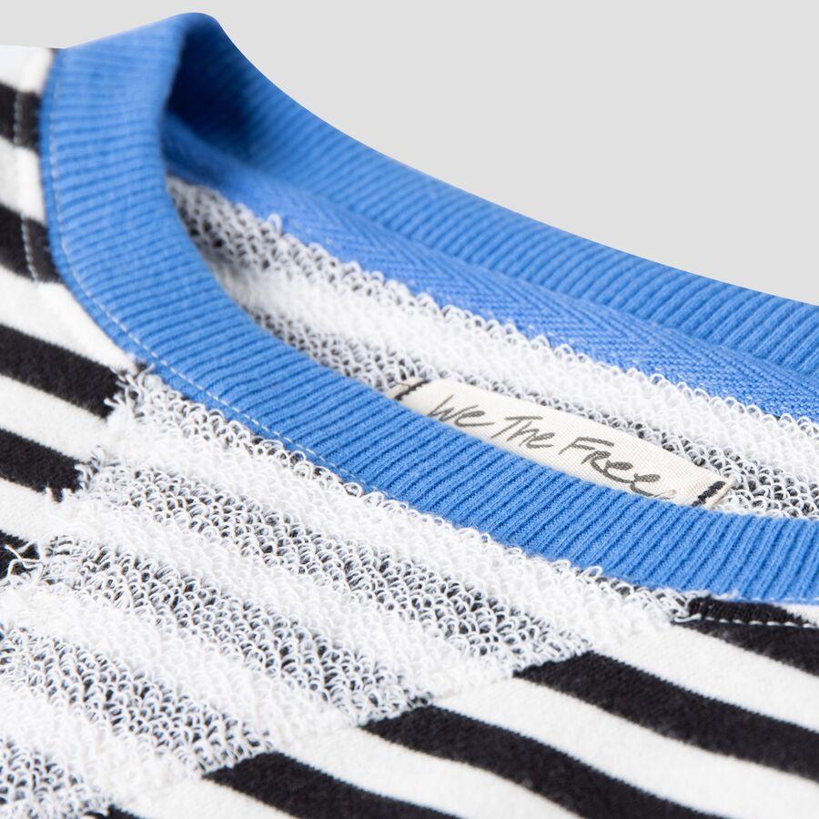 Backcountry Free People Classic Striped Crew - Women's Black Combo