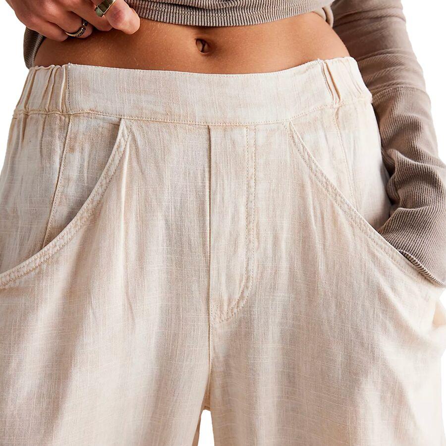 Backcountry Free People High Road Pull On Barrel Pant - Women's Birch