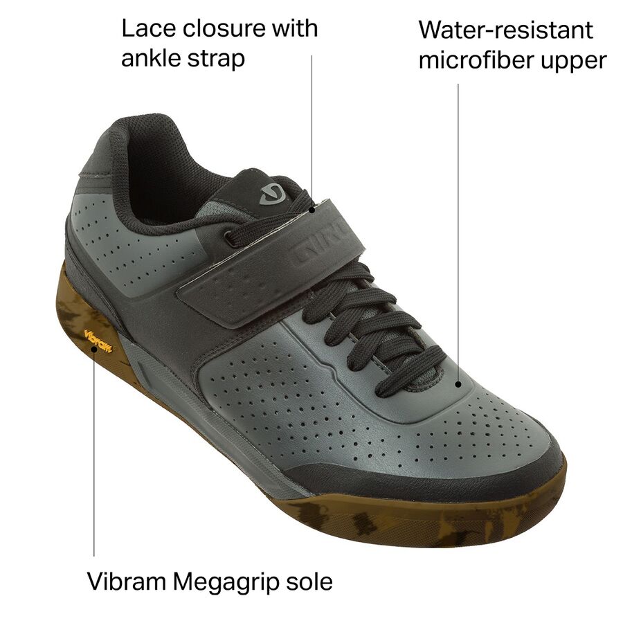 Backcountry Giro Chamber II Cycling Shoe - Men's Dark Shadow/Black
