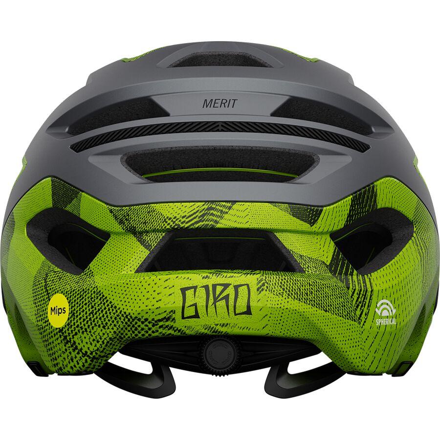 Backcountry Giro Merit Spherical Helmet Matte Metallic Black/Ano Lime