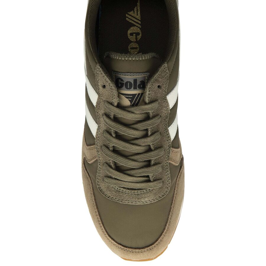 Backcountry Gola Daytona Chute Sneaker - Men's Khaki/Tobacco/Off White