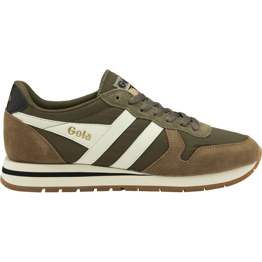 backcountry Gola Daytona Chute Sneaker - Men's Khaki/Tobacco/Off White