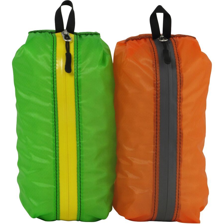 backcountry Granite Gear Air Zippditty Stuffsack - 2 Pack Orange/Gray & Green/Yellow