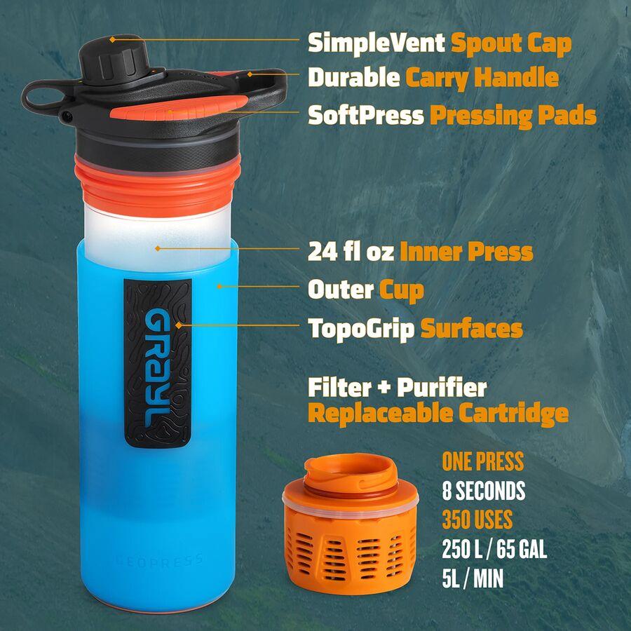 Backcountry Grayl GEOPRESS Water Purifier Bali Blue