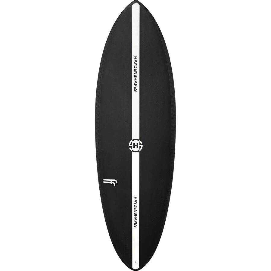Backcountry Haydenshapes Hypto Krypto FutureFlex Surfboard - FCSII 3 Fin System Black Inverted