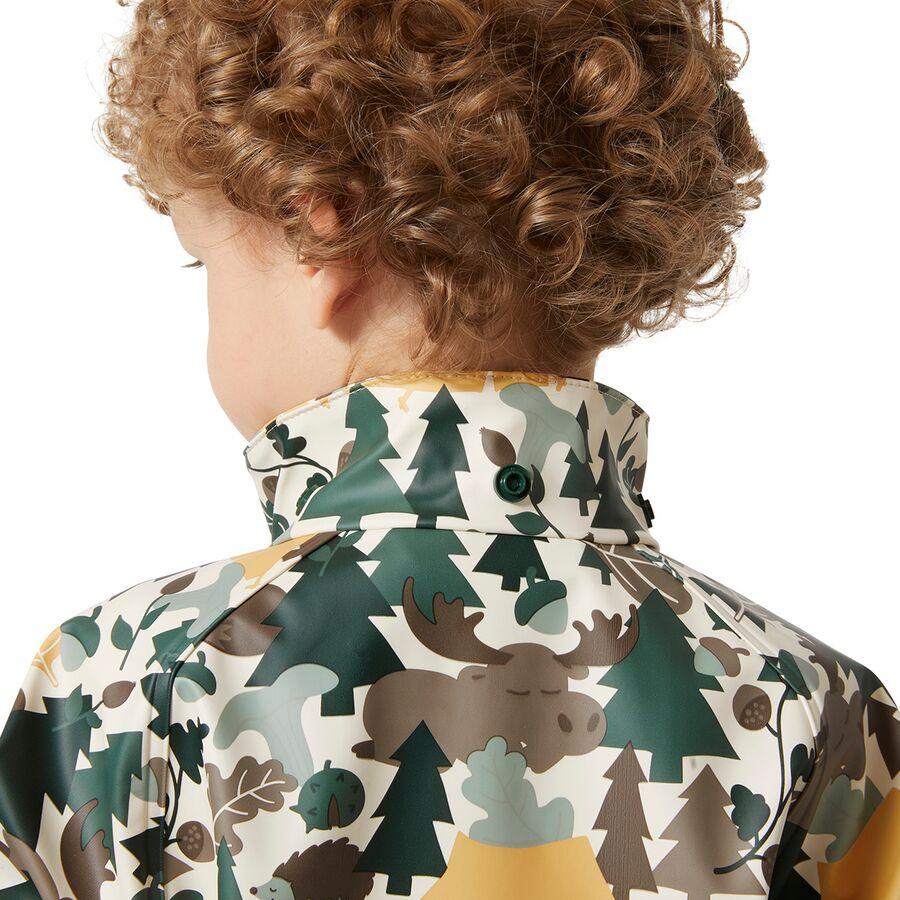 Backcountry Helly Hansen Bergen 2.0 PU AOP Rain Set - Kids' Jungle Green