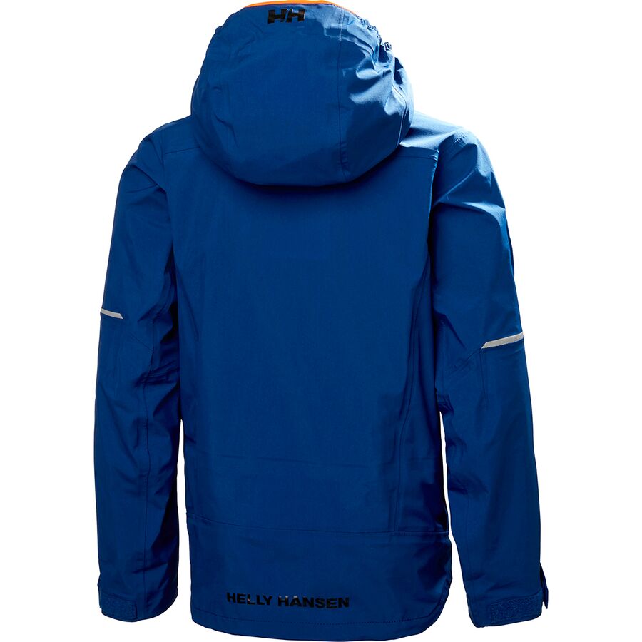 Backcountry Helly Hansen Elements 3L Jacket - Kids' Deep Fjord