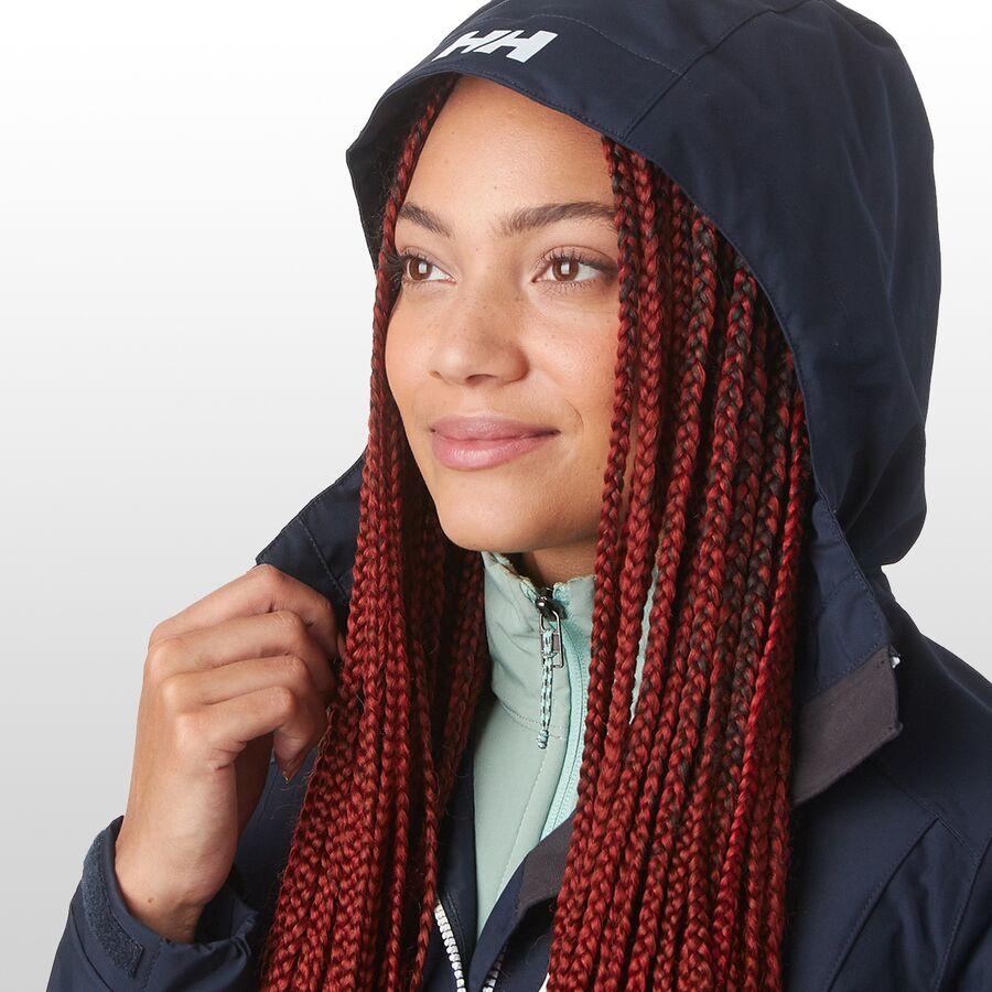 Backcountry Helly Hansen Long Belfast Jacket - Women's Navy