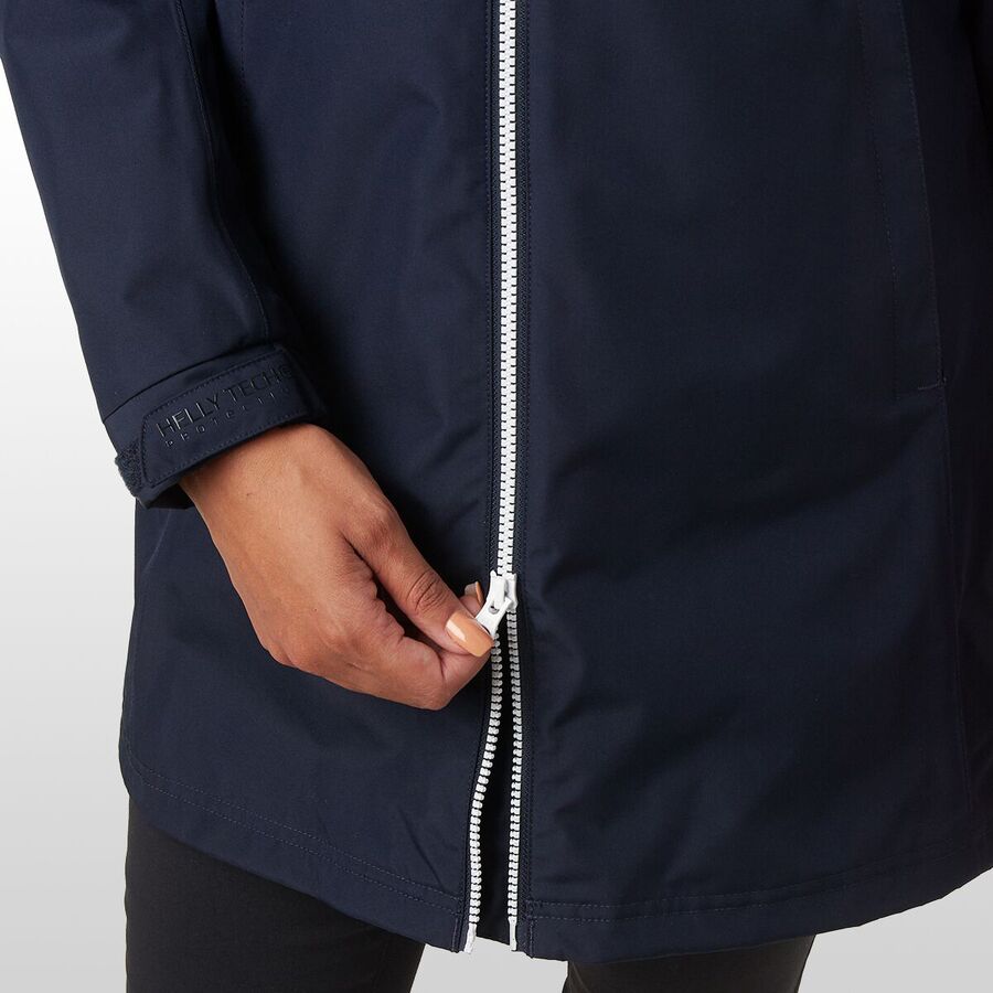 Backcountry Helly Hansen Long Belfast Jacket - Women's Navy