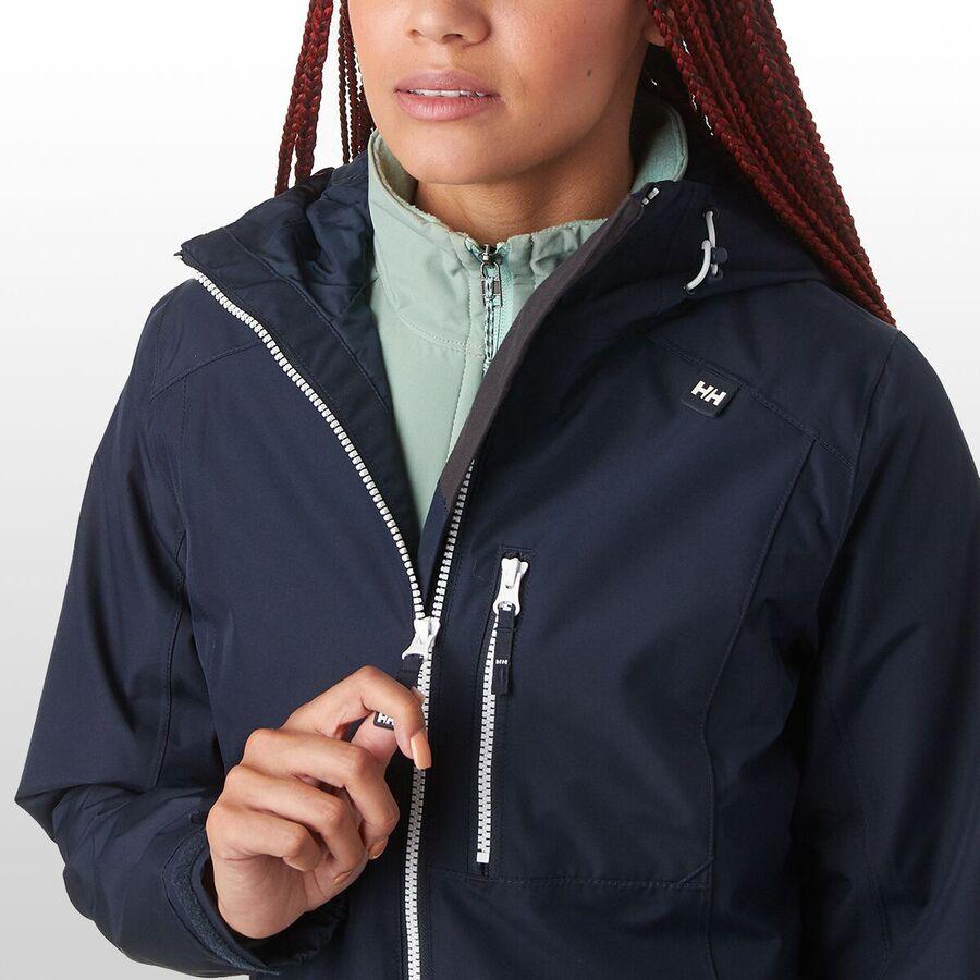 Backcountry Helly Hansen Long Belfast Jacket - Women's Navy