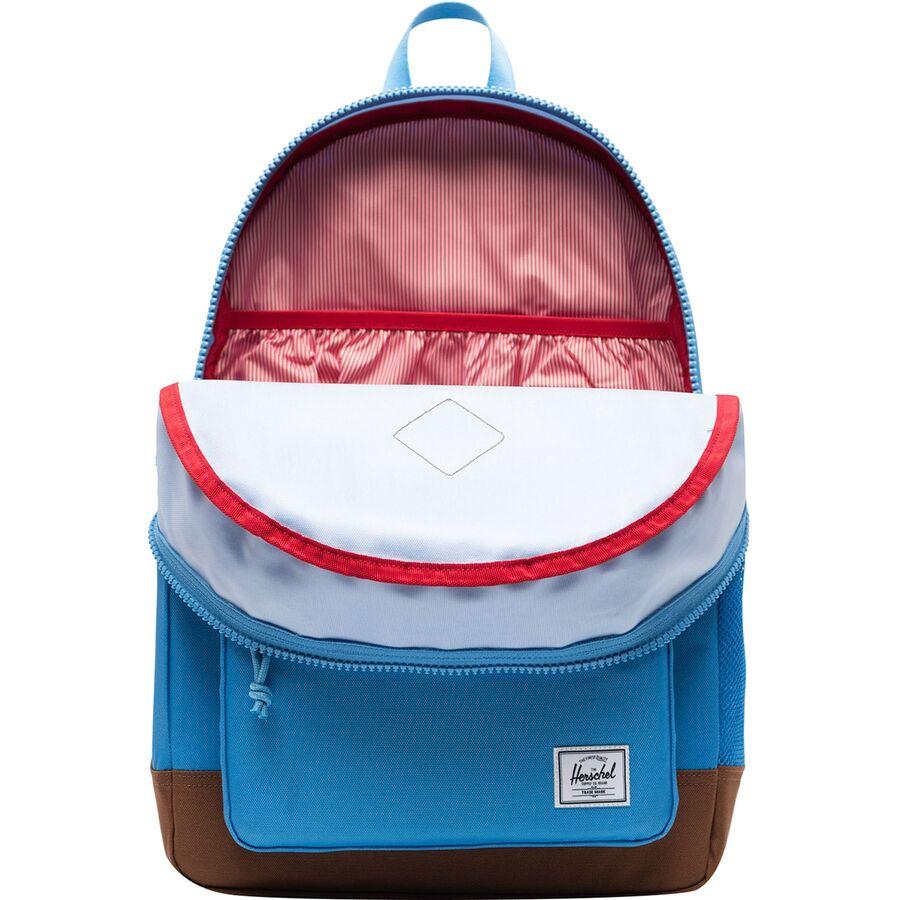 Backcountry Herschel Supply Heritage Youth 26L Backpack - Kids' Azure Blue/Saddle Brown