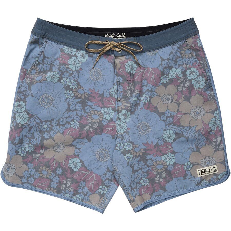Backcountry Howler Brothers Bruja Boardshort - Men's Flower Power/Blues