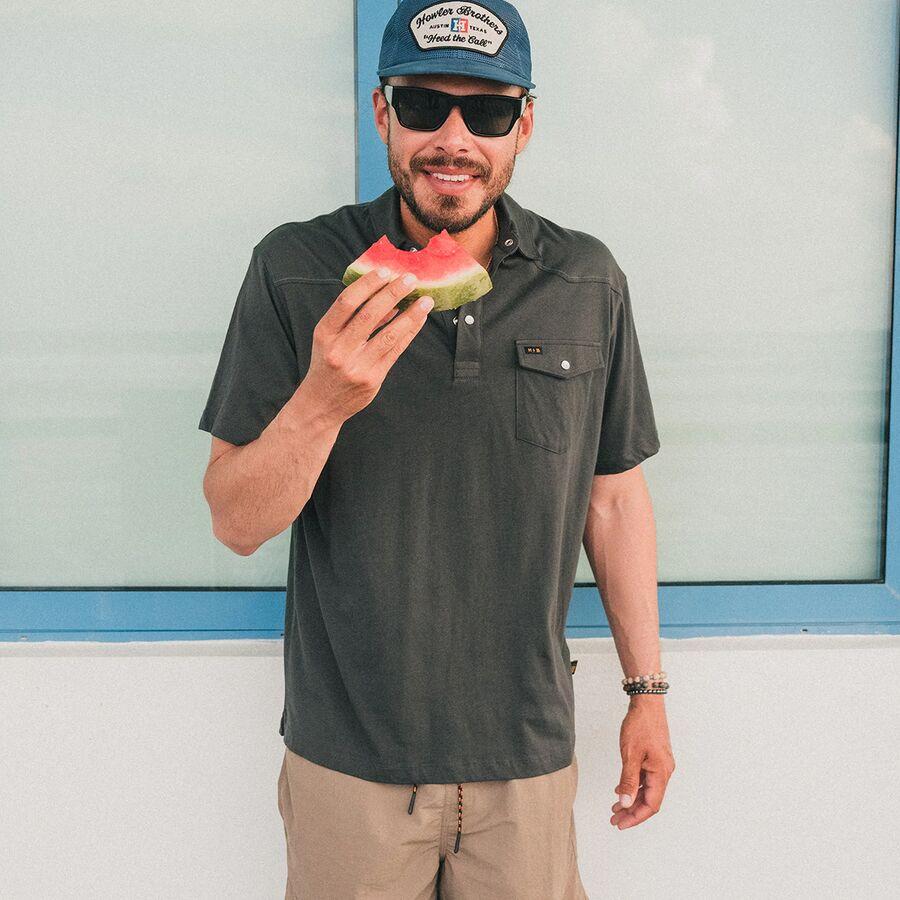 Backcountry Howler Brothers Ranchero Polo Shirt - Men's Antique Black