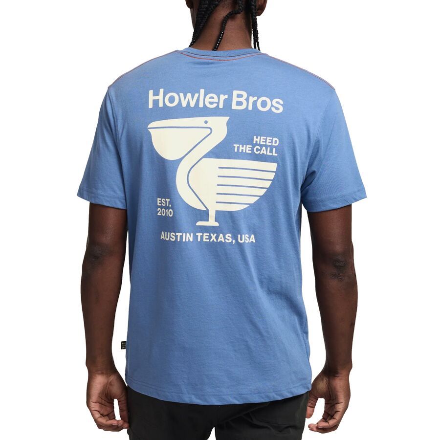 backcountry Howler Brothers Select Pocket T-Shirt - Men's Pelican Postage/Blue Horizon